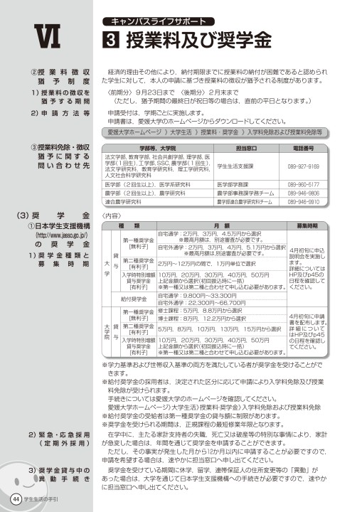 学生生活の手引21 学生生活の手引21