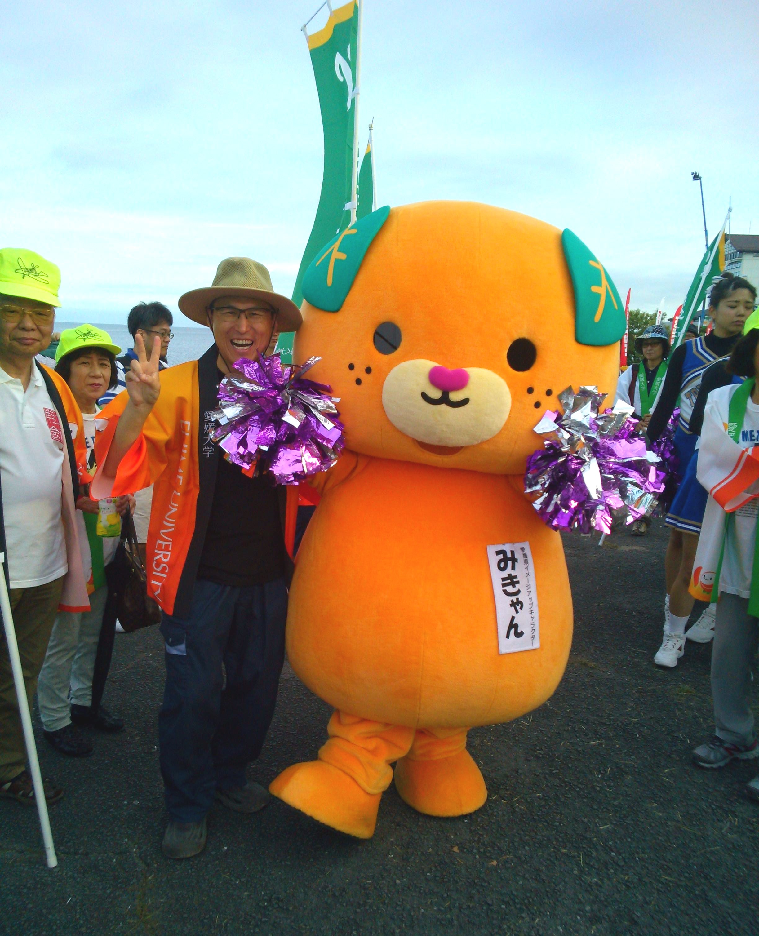 私は二宮翔会顧問の野村です 愛媛大学