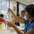 実験の様子の写真です