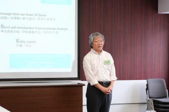 佐野学部長 挨拶