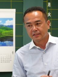 山内孔氏（愛媛県教育委員会）の写真です