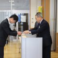給付式の様子の写真です