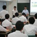 在籍院生との質疑応答の写真です