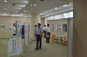 パネル展示の様子の写真です