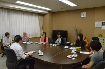 工学部長との懇談会の様子2