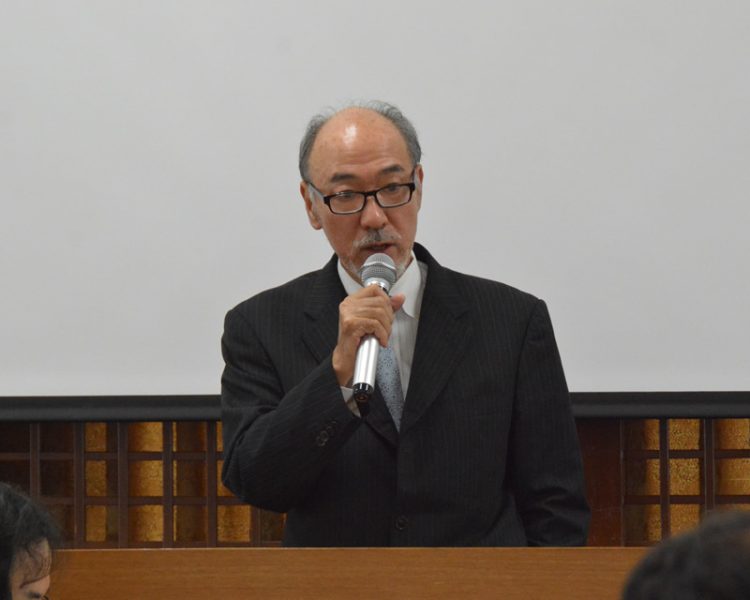 ＜画像6＞弓削理事・副学長による説明