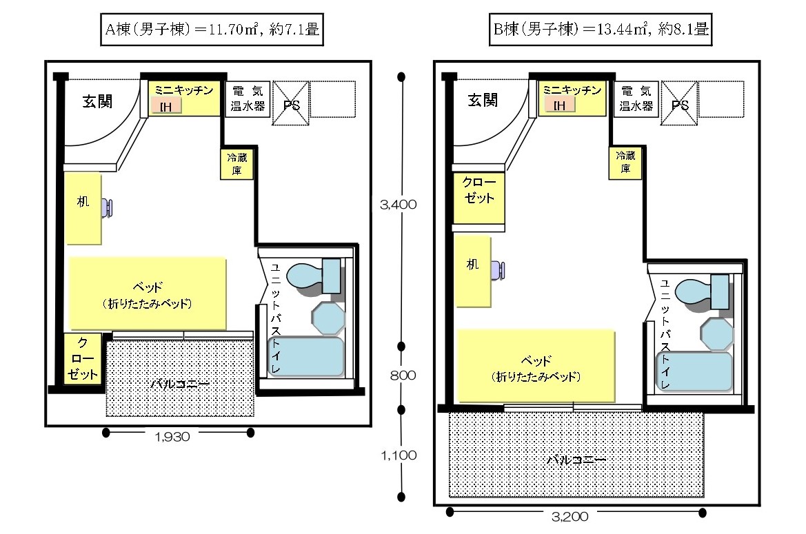 寮間取り図 – 社宅と宿舎の違い – TKSR