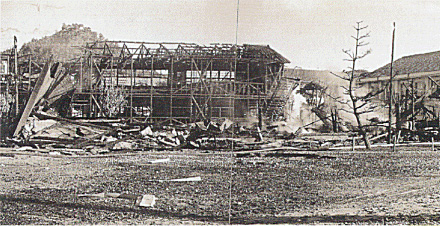 Fire at the main building and administrative office of the Faculty of Education (1961)